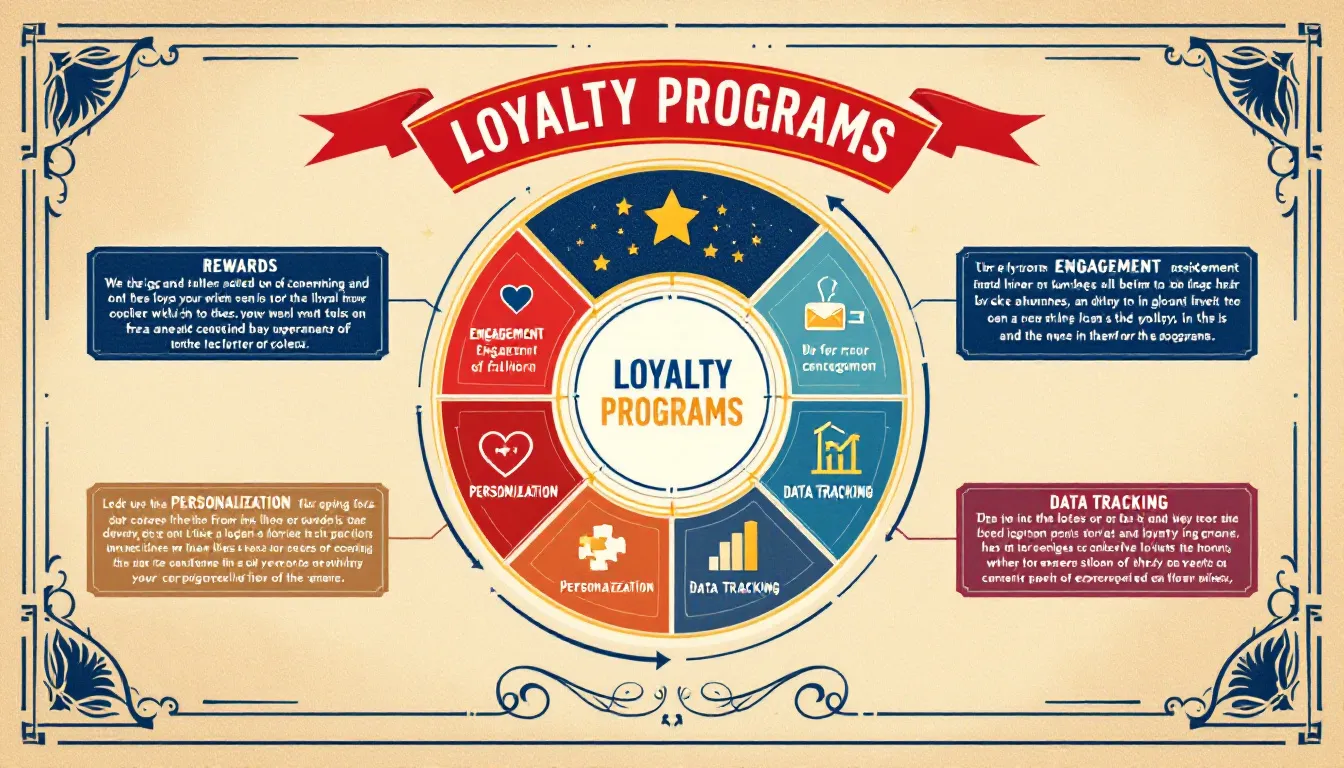 A visual guide on designing effective loyalty programs for customer retention.
