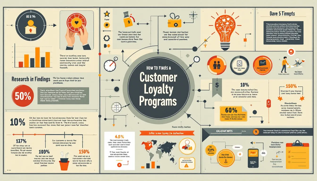 Infographic on customer loyalty programs