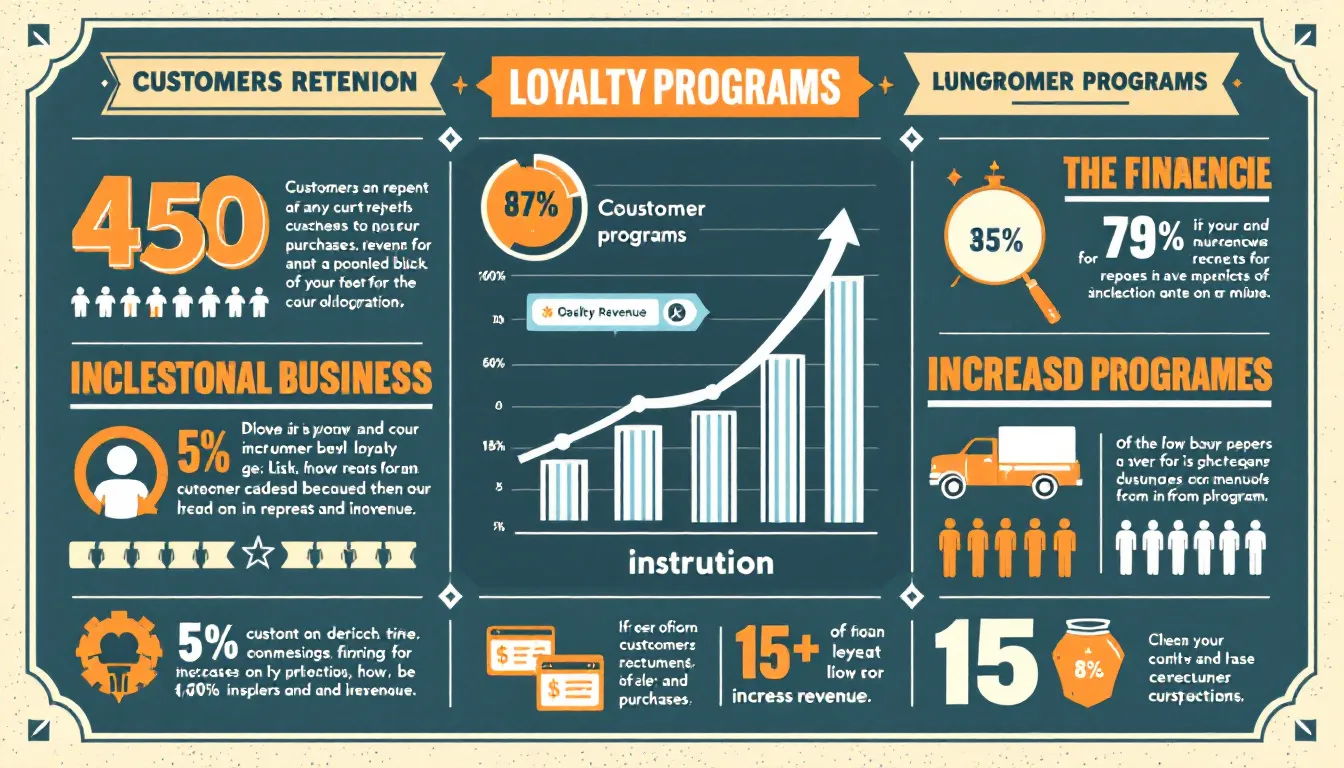 An infographic demonstrating the financial benefits of loyalty programs for businesses.